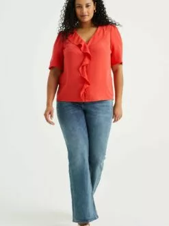 WE FASHION Jeans Bootcut Jean Femme Bleu -WE FASHION Magasin En Ligne 946f36b86aa2e916fd45c6bd830cf442