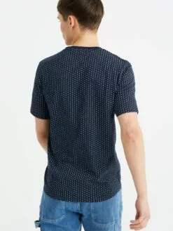 WE FASHION T-shirts T-Shirt Homme Bleu Clair / Bleu Foncé 7 WE FASHION T-shirts T-Shirt Homme Bleu Clair / Bleu Foncé -WE FASHION Magasin En Ligne 9531051afe3a32af1eda4af7406f58c3