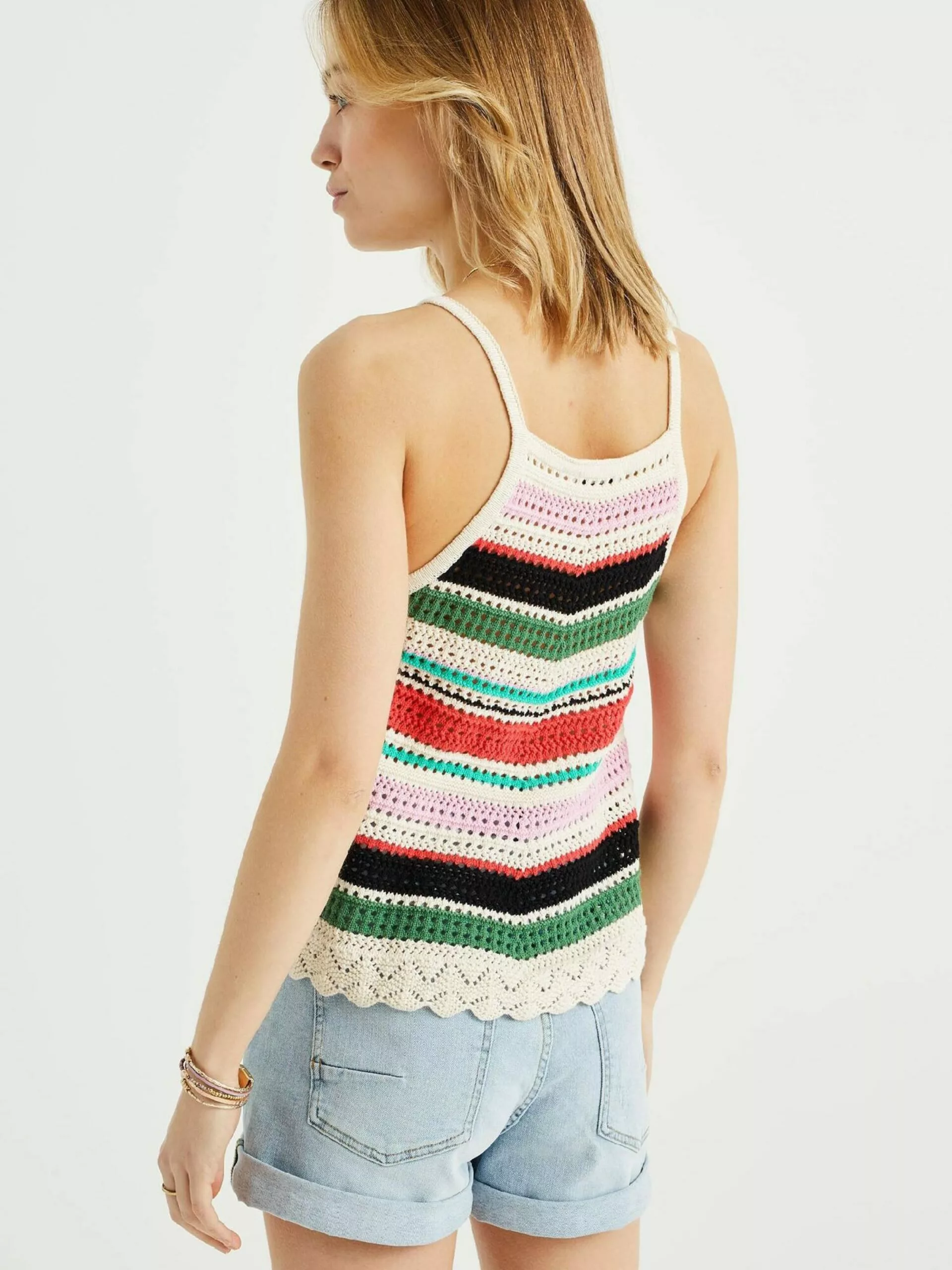 WE FASHION Tops Haut Femme Mélange De Couleurs 4 WE FASHION Tops Haut Femme Mélange De Couleurs – Image 4