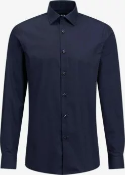 WE FASHION Chemises Professionnelles Coupe Regular Chemise Business Homme Bleu Marine