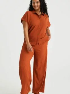 WE FASHION Blouses à Manches Courtes Chemisier Femme Rouille 8 WE FASHION Blouses à Manches Courtes Chemisier Femme Rouille -WE FASHION Magasin En Ligne 971eb34eb8b021f53d0c793b437c6199