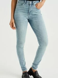 WE FASHION Jeans Skinny Jean Femme Bleu Clair -WE FASHION Magasin En Ligne 97d7f983652045cc2e375394a5ed2775