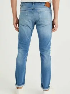 WE FASHION Slim Coupe Slim Jean Homme Bleu Clair -WE FASHION Magasin En Ligne 97f61dd48866466117b72152b4f18208