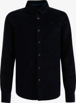 WE FASHION Chemises Coupe Slim Chemise Enfants Bleu Foncé