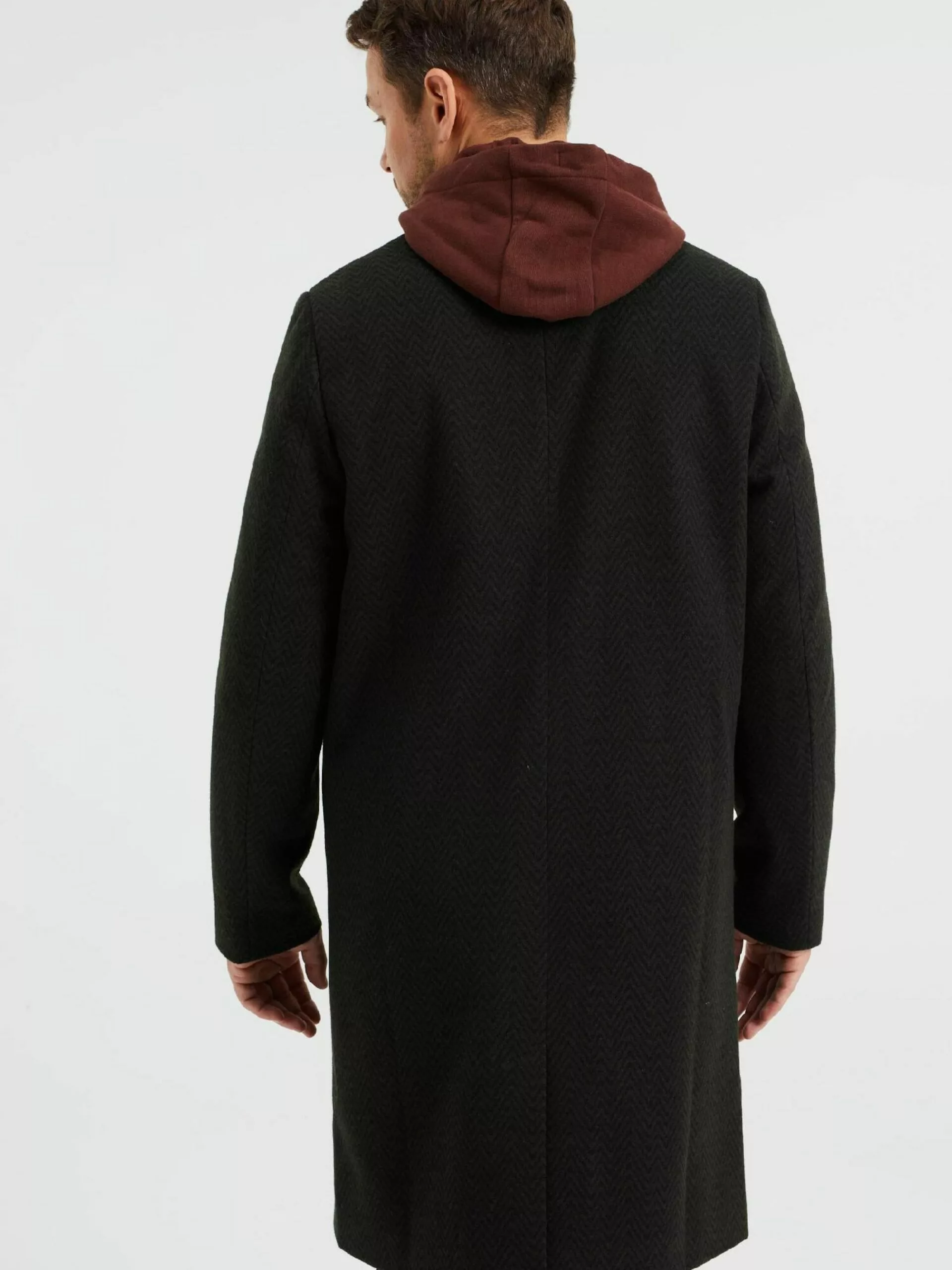 WE FASHION Manteaux De Mi-saison Manteau Mi-saison Homme Sapin 3 WE FASHION Manteaux De Mi-saison Manteau Mi-saison Homme Sapin – Image 3