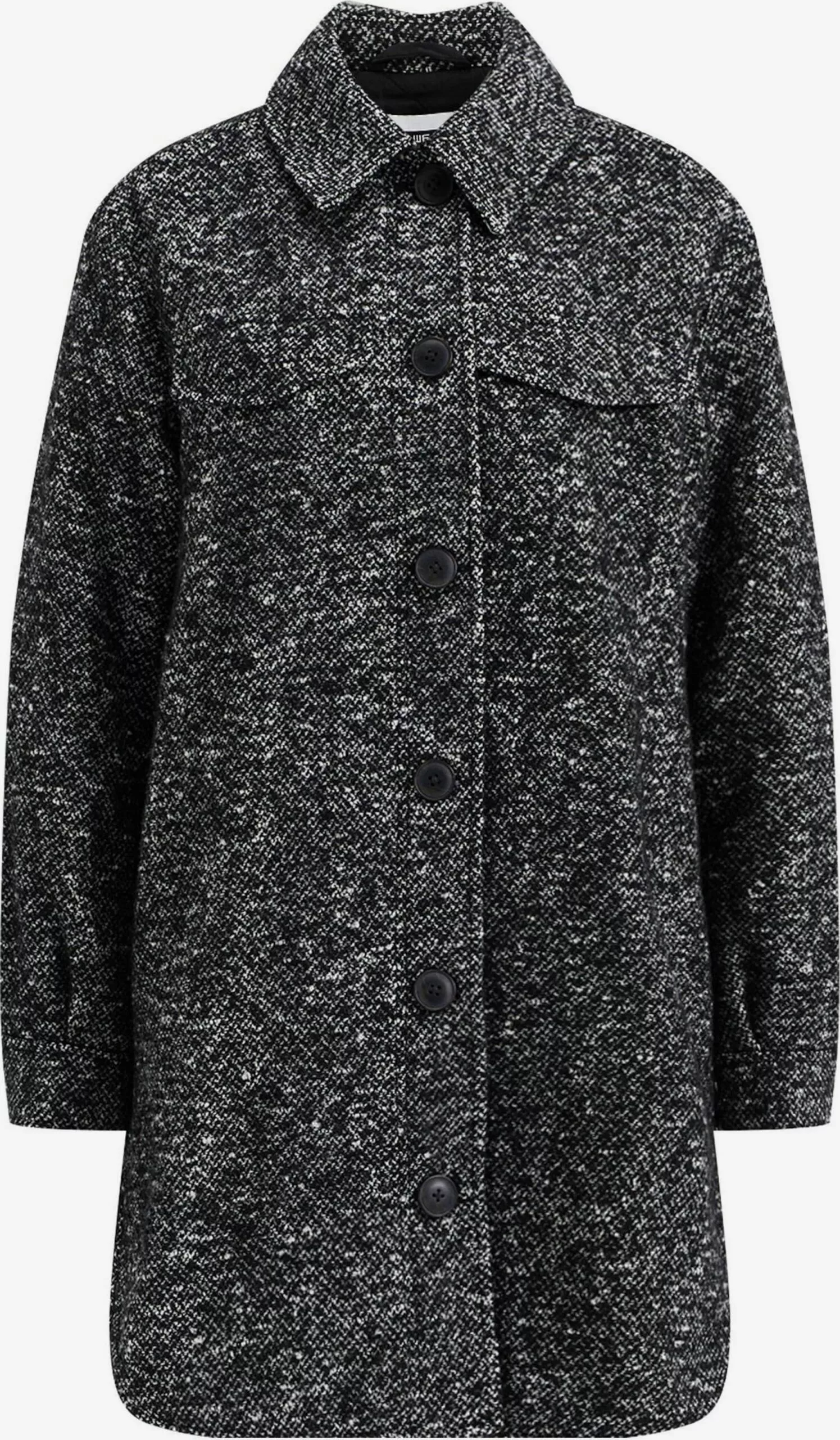 WE FASHION Vestes De Mi-saison Veste Mi-saison Femme Noir 1 WE FASHION Vestes De Mi-saison Veste Mi-saison Femme Noir