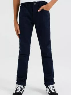 WE FASHION Slim Coupe Slim Jean Enfants Bleu Foncé -WE FASHION Magasin En Ligne 99b583d77f2a15b7f5c20655b9d14e2c