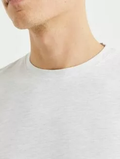 WE FASHION T-shirts T-Shirt Homme Blanc Chiné 11 WE FASHION T-shirts T-Shirt Homme Blanc Chiné -WE FASHION Magasin En Ligne 99ecb6da2f57981866e444b20a428273