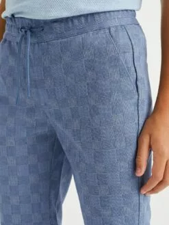WE FASHION Pantalons Coupe Slim Pantalon Enfants Bleu Fumé / Bleu Clair -WE FASHION Magasin En Ligne 9acfb570eb48b3e92bbc7904189518ca