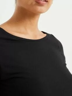 WE FASHION T-shirts à Manches 3/4 T-shirt Femme Noir -WE FASHION Magasin En Ligne 9b4935502725430150e222d4311d5267