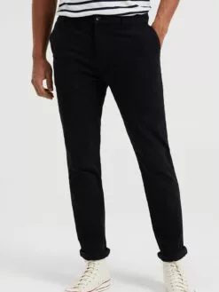 WE FASHION Chinos Coupe Slim Pantalon Chino Homme Noir -WE FASHION Magasin En Ligne 9b498772ccb06d24e40874978c3a86ce