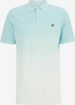 WE FASHION Polos T-Shirt Homme Bleu Clair