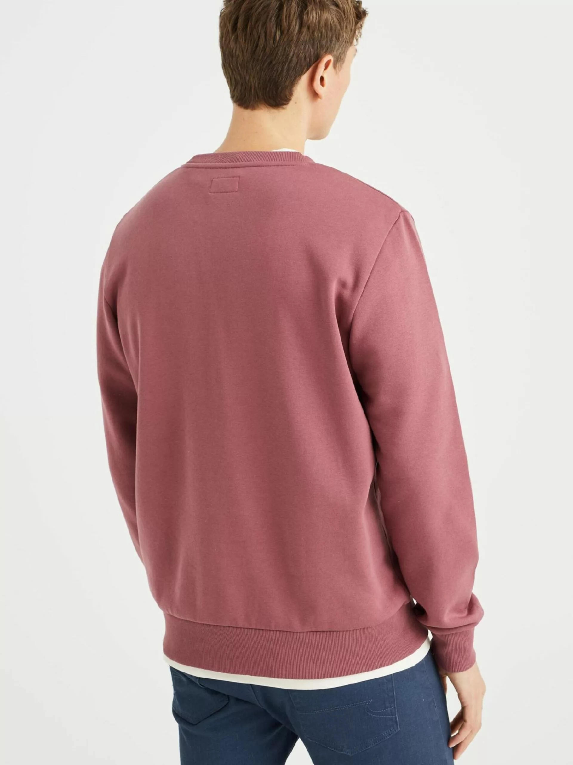 WE FASHION Sweatshirts Sweat-shirt Homme Violet 4 WE FASHION Sweatshirts Sweat-shirt Homme Violet – Image 4