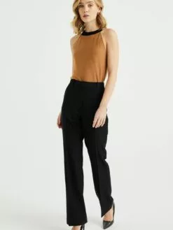 WE FASHION T-shirts Et Tops Tops En Tricot Femme Caramel -WE FASHION Magasin En Ligne 9dd970d1b6874e7313a81e7db0f3170b