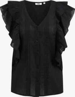 WE FASHION Blouses Chemisier Femme Noir