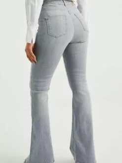 WE FASHION Bootcut évasé Jean Femme Gris -WE FASHION Magasin En Ligne 9eef1e25b0dbb51cc2a4572ee245e792