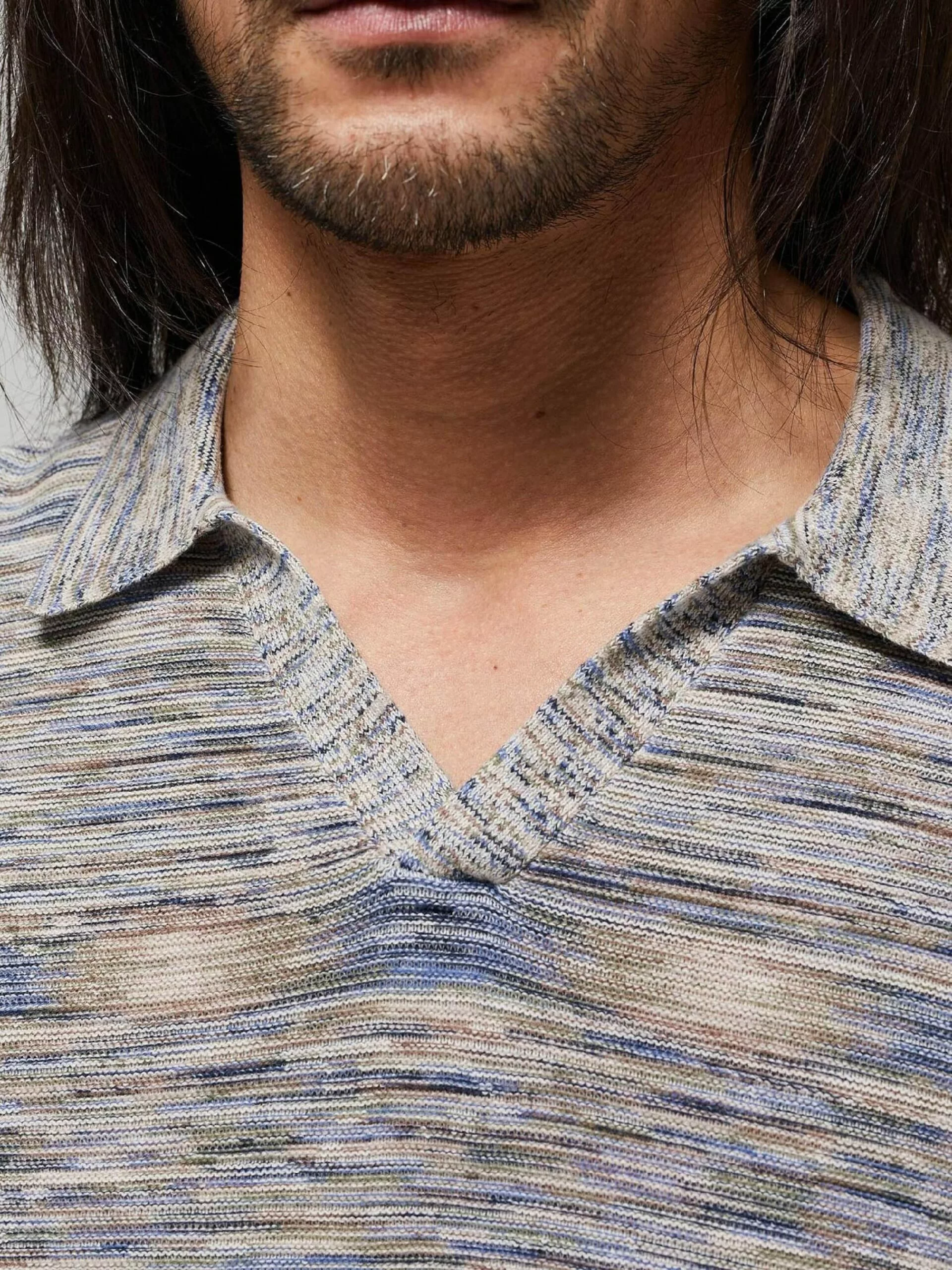 WE FASHION Pulls à Col En V Pull-over Homme Gris 5 WE FASHION Pulls à Col En V Pull-over Homme Gris – Image 5