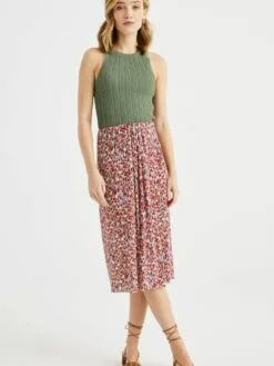 WE FASHION T-shirts Et Tops Tops En Tricot Femme Kaki -WE FASHION Magasin En Ligne a0a40b235e4f0317396f30a0dbc672a8