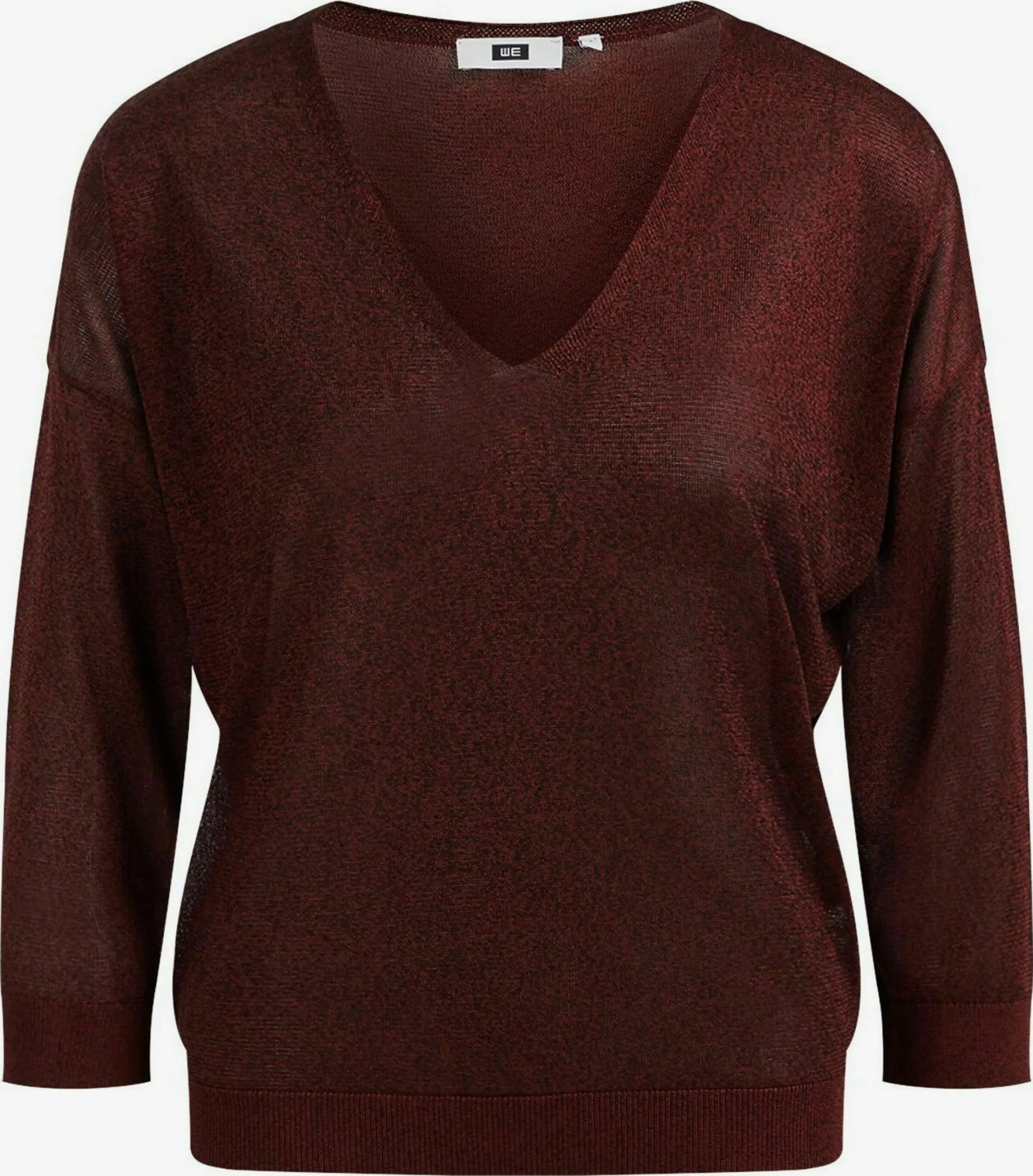 WE FASHION Pulls Maille Fine Pull-over Femme Rouge Foncé 1 WE FASHION Pulls Maille Fine Pull-over Femme Rouge Foncé
