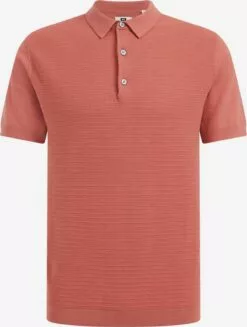 WE FASHION Polos T-Shirt Homme Orange