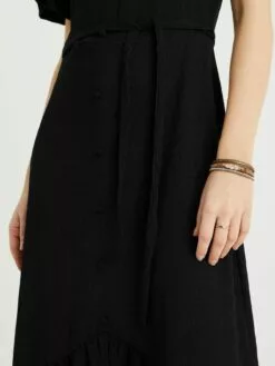 WE FASHION Robes Longues Robe Femme Noir -WE FASHION Magasin En Ligne a1c9c23174a8804d3dd9463ec7689ecd