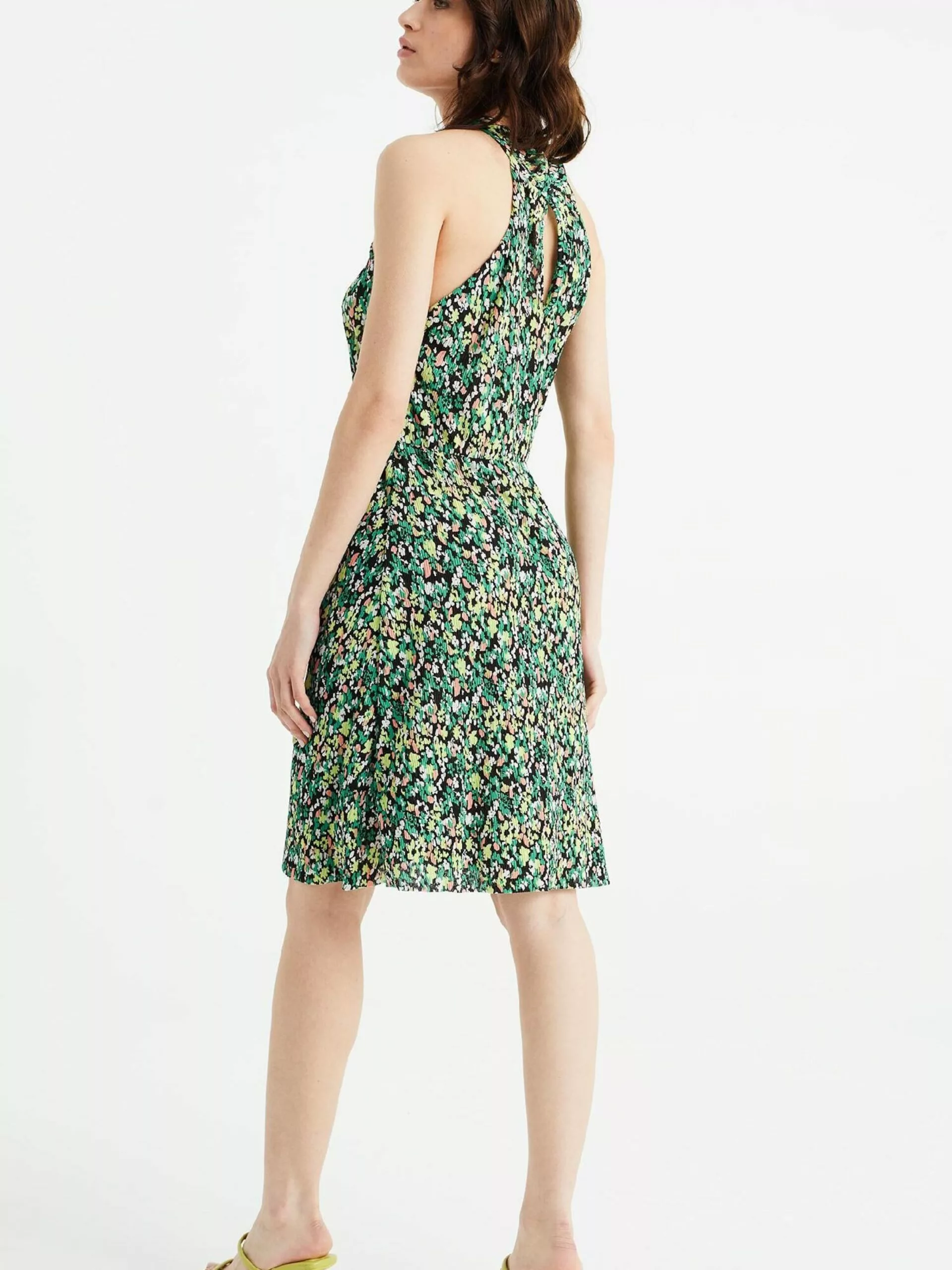 WE FASHION Robes Dété Robe D’été Femme Vert / Vert Clair 3 WE FASHION Robes Dété Robe D’été Femme Vert / Vert Clair – Image 3