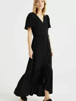 WE FASHION Robes Longues Robe Femme Noir -WE FASHION Magasin En Ligne a28f534467c8fe992e172ece3d9551f9