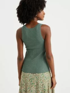 WE FASHION Débardeurs Haut Femme Vert Foncé -WE FASHION Magasin En Ligne a337603f354efb09743d53ecf2770933