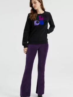 WE FASHION Sweats Sweat-shirt Femme Noir -WE FASHION Magasin En Ligne a35a2b1f586a0ab705ef86329d06a3a1