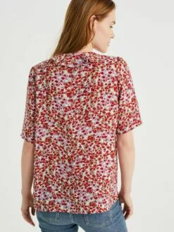 WE FASHION Blouses à Manches Courtes Chemisier Femme Blanc Cassé -WE FASHION Magasin En Ligne a40fdb842a3bbdd697e28fe553744ade