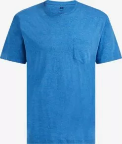 WE FASHION T-shirts T-Shirt Homme Bleu Chiné