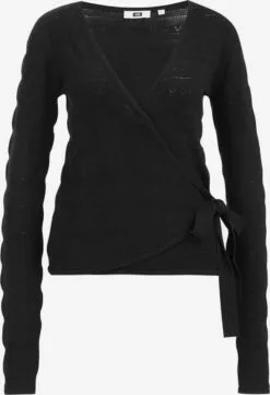 WE FASHION Gilets Cardigan Femme Noir