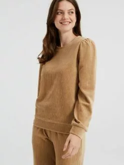 WE FASHION Sweats Sweat-shirt Femme Beige -WE FASHION Magasin En Ligne a4fc8f69d661bf36c3ffd391f7190e93