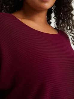 WE FASHION Pulls Basiques Pull-over Femme Lie De Vin -WE FASHION Magasin En Ligne a64a758e9d3805cc2e4b4368afc66f0f