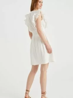 WE FASHION Robes Dété Robe D’été Femme Blanc Cassé -WE FASHION Magasin En Ligne a6803391aa1748721961f9b46d07095a