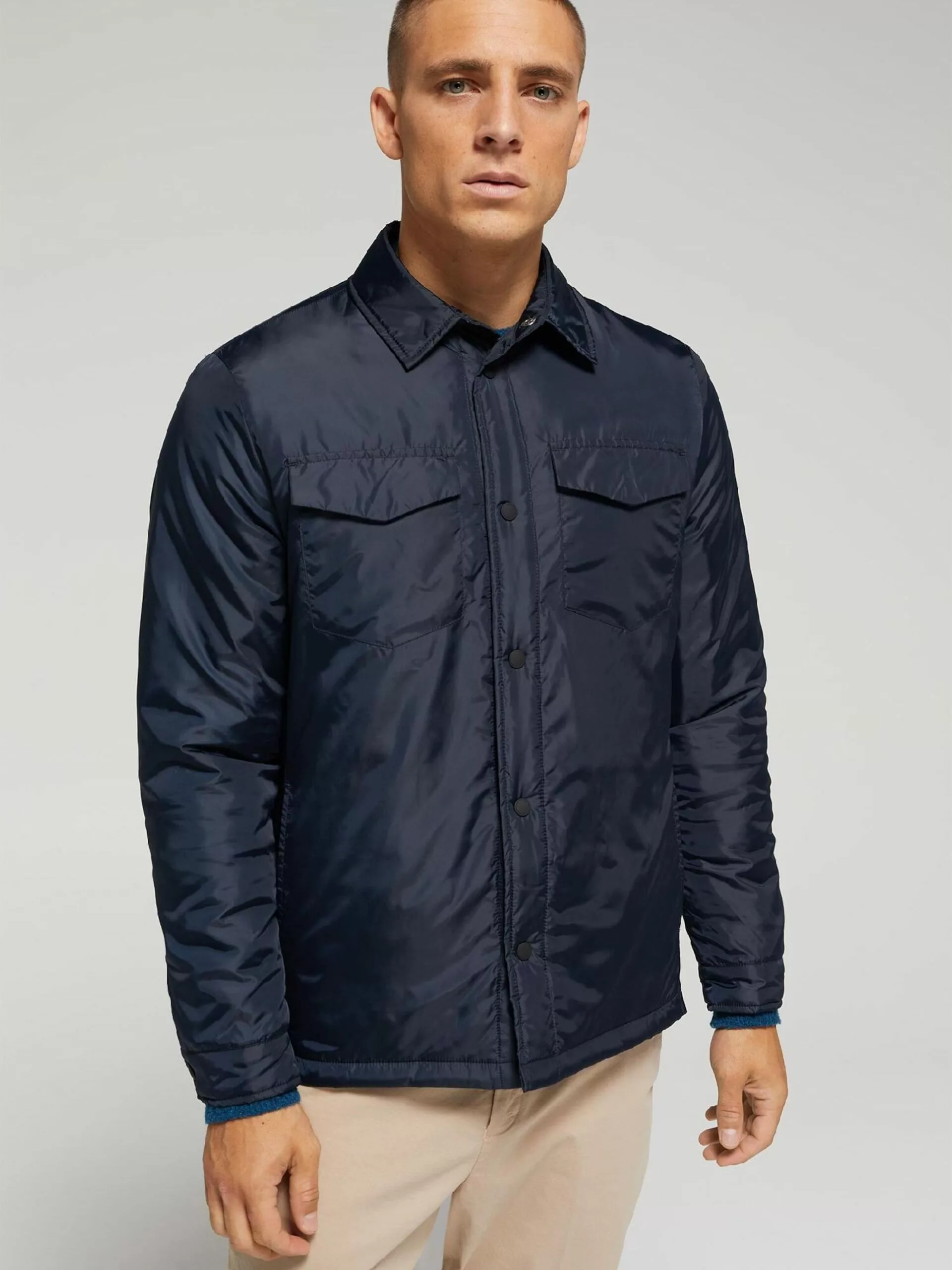 WE FASHION Vestes De Mi-saison Veste Mi-saison Homme Bleu Foncé 2 WE FASHION Vestes De Mi-saison Veste Mi-saison Homme Bleu Foncé – Image 2