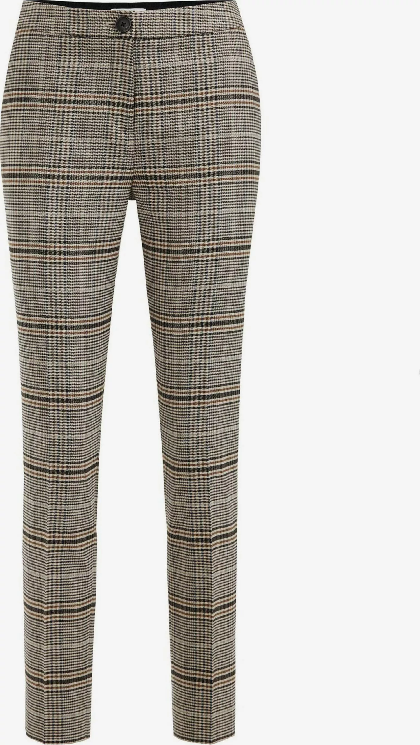 WE FASHION Pantalons En Toile Coupe Slim Pantalon Femme Marron 1 WE FASHION Pantalons En Toile Coupe Slim Pantalon Femme Marron