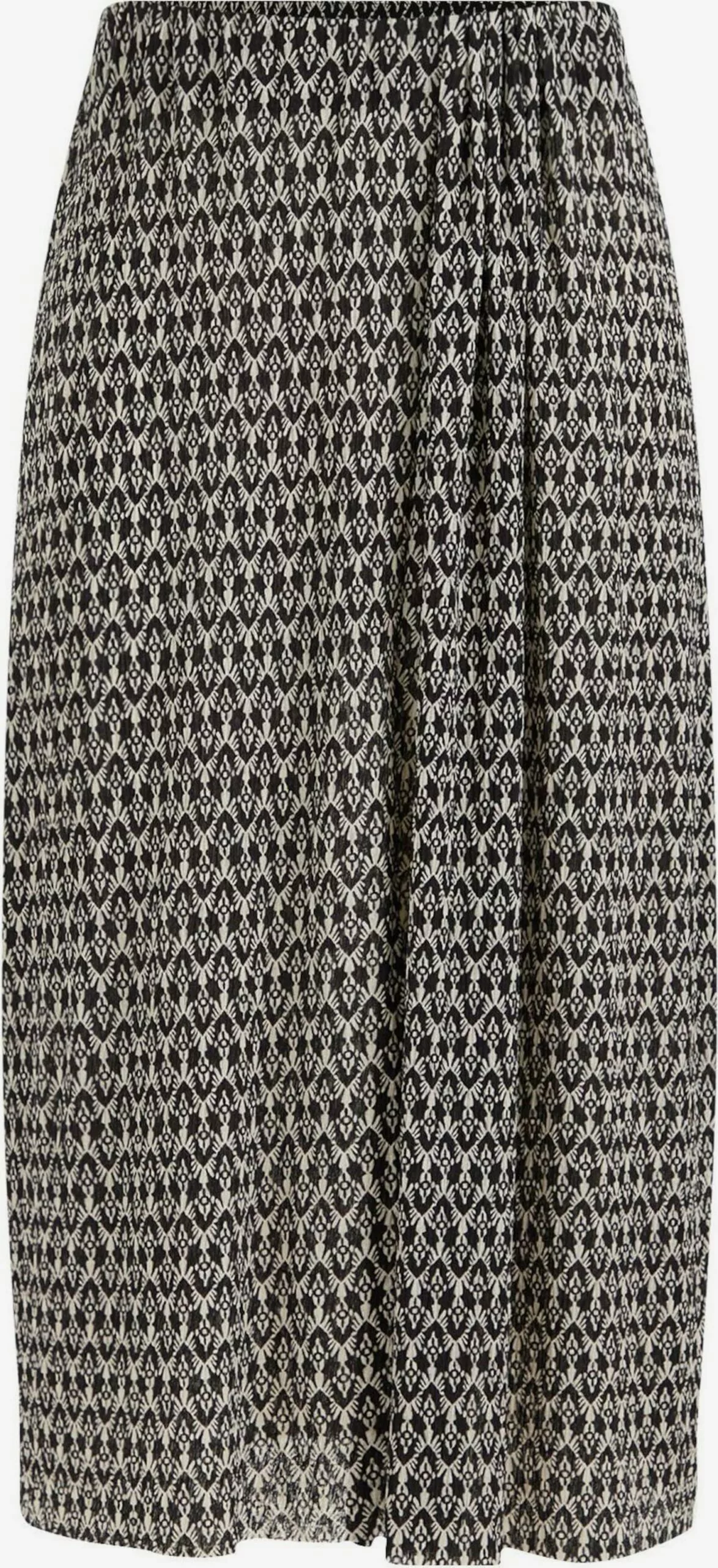 WE FASHION Jupes Midi Jupe Femme Gris / Noir 1 WE FASHION Jupes Midi Jupe Femme Gris / Noir