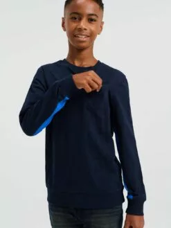 WE FASHION Hauts à Manches Longues T-Shirt Enfants Bleu / Bleu Foncé -WE FASHION Magasin En Ligne abfd93312a8097ac1abfac667d1af3ff 1