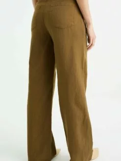 WE FASHION Pantalons à Pinces Loosefit Pantalon à Pince Femme Kaki -WE FASHION Magasin En Ligne ac15ec33319784f9d505986c1b20b15c