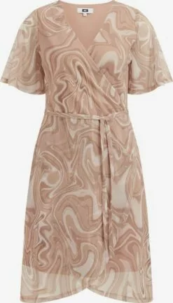 WE FASHION Mini-robes Robe Femme Beige