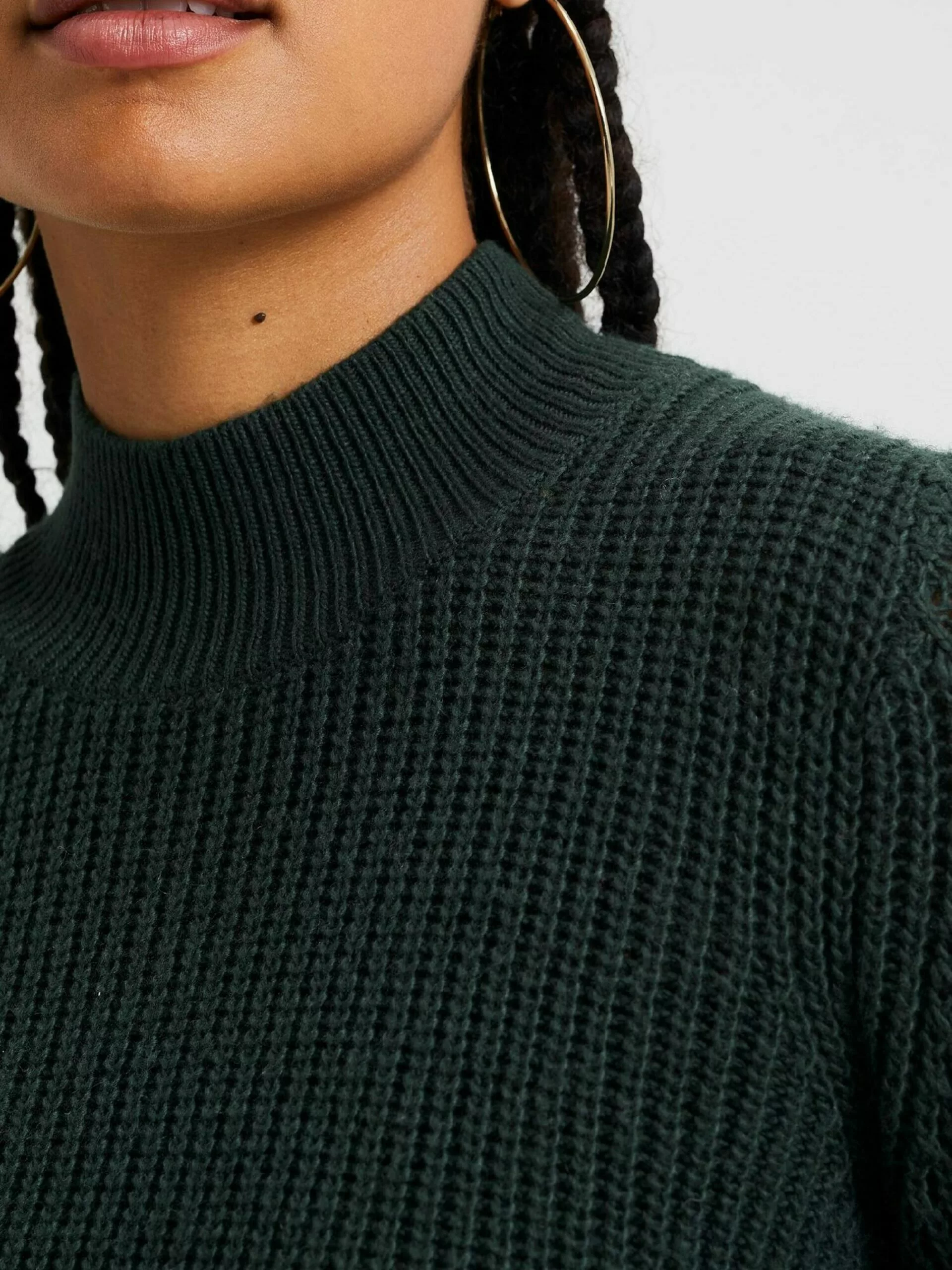 WE FASHION Pulls Maille Fine Pull-over Femme Sapin 5 WE FASHION Pulls Maille Fine Pull-over Femme Sapin – Image 5