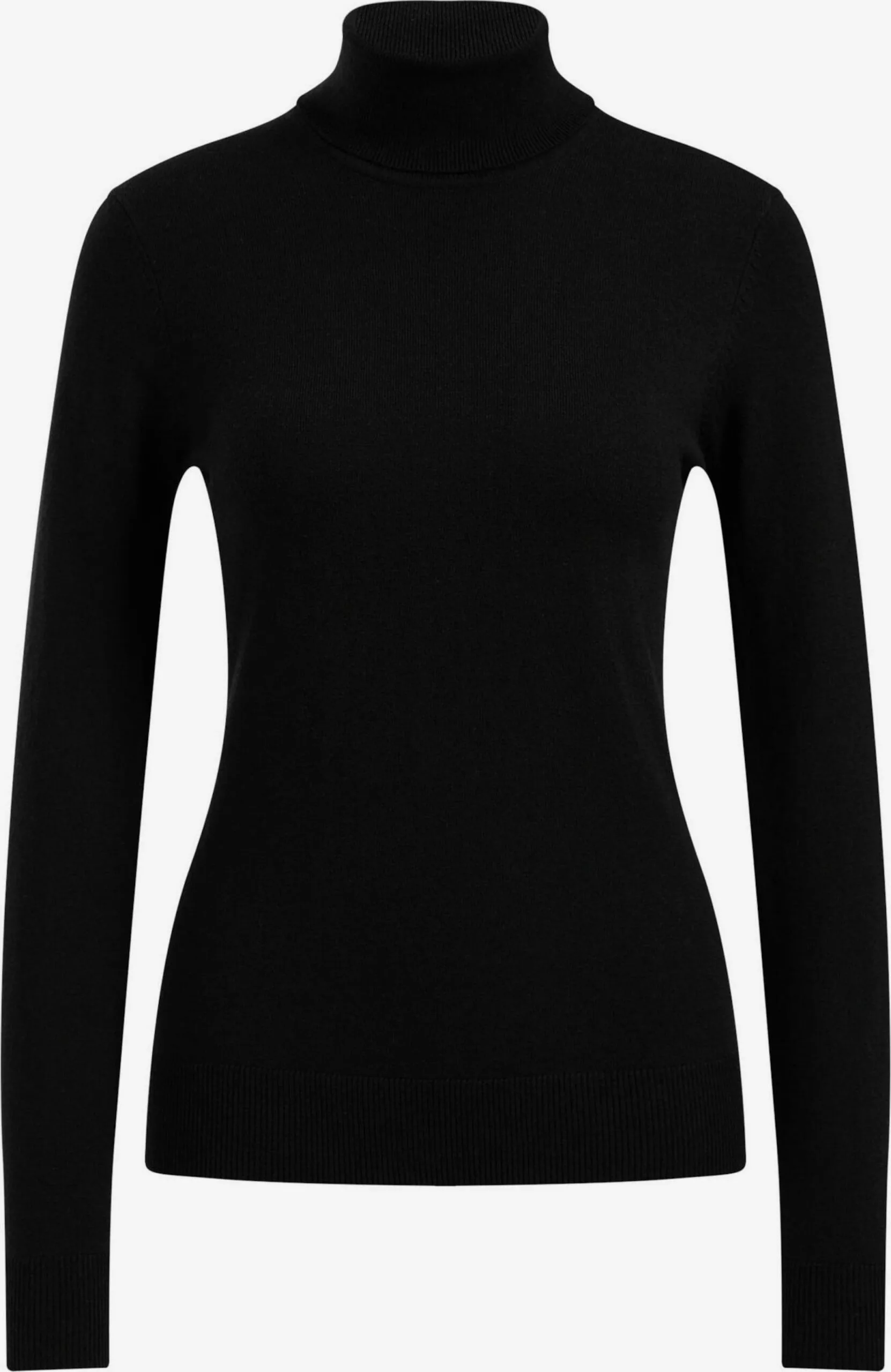 WE FASHION Pulls à Col Roulé Pull-over Femme Noir 1 WE FASHION Pulls à Col Roulé Pull-over Femme Noir