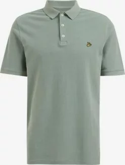 WE FASHION Polos T-Shirt Homme Vert Pastel
