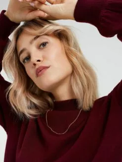 WE FASHION Robes Robes En Maille Femme Lie De Vin -WE FASHION Magasin En Ligne af381406cf019dfa0af22a3b929b0f48