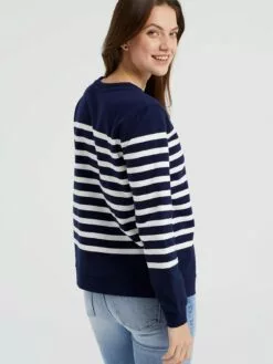 WE FASHION Pulls Maille Fine Pull-over Femme Bleu Foncé 7 WE FASHION Pulls Maille Fine Pull-over Femme Bleu Foncé -WE FASHION Magasin En Ligne b396b3e64b9b1cf15acc987f9a39e025