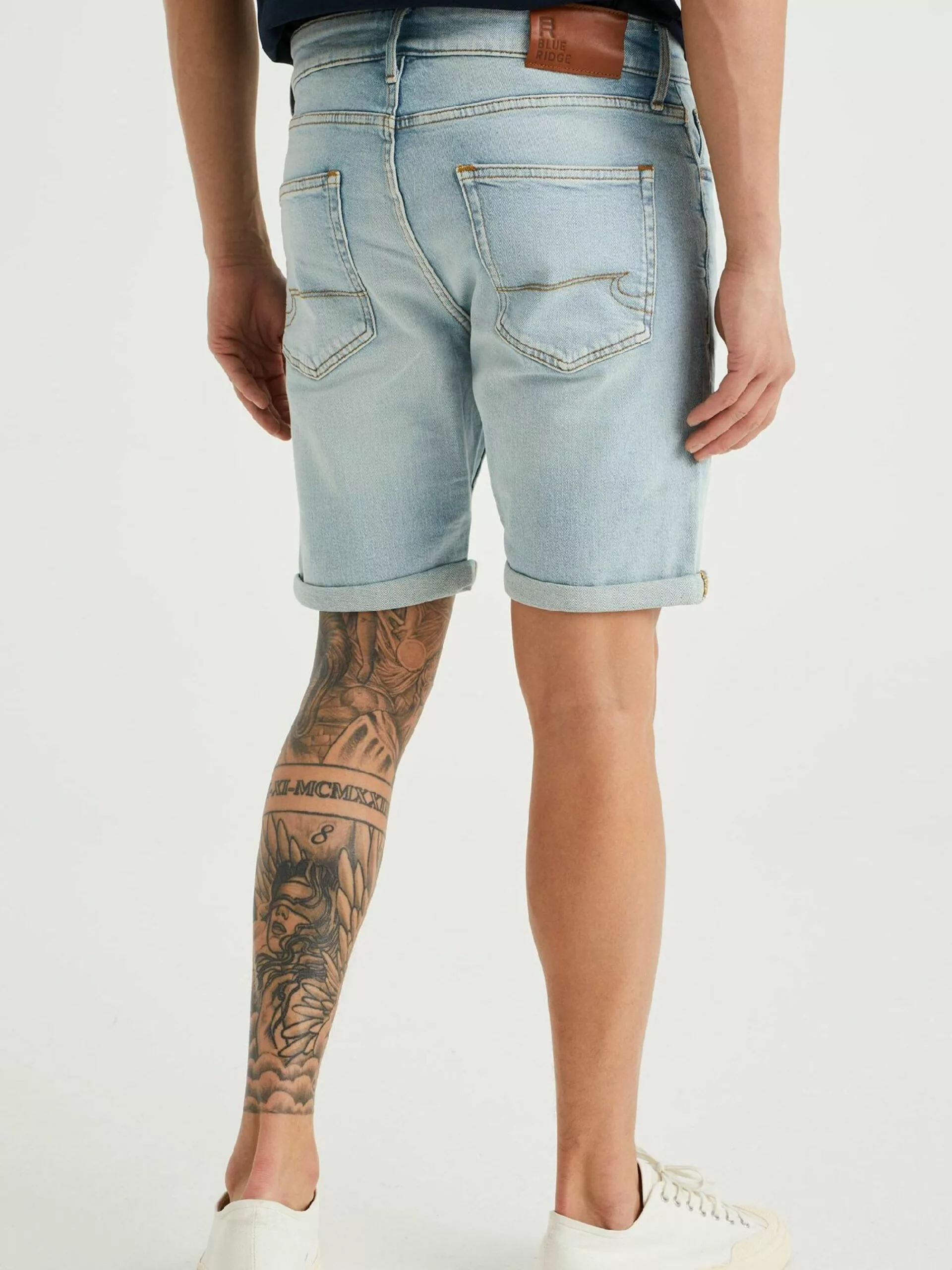 WE FASHION Shorts En Jean Regular Jean Homme Bleu Clair 3 WE FASHION Shorts En Jean Regular Jean Homme Bleu Clair – Image 3