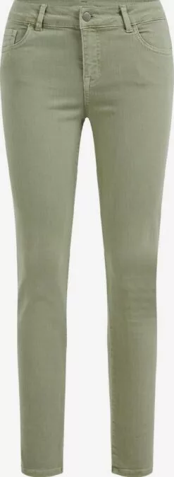 WE FASHION Jeans Skinny Jean Femme Vert Pastel