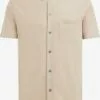 WE FASHION Pulls à Col En V Pull-over Homme Beige / Sable
