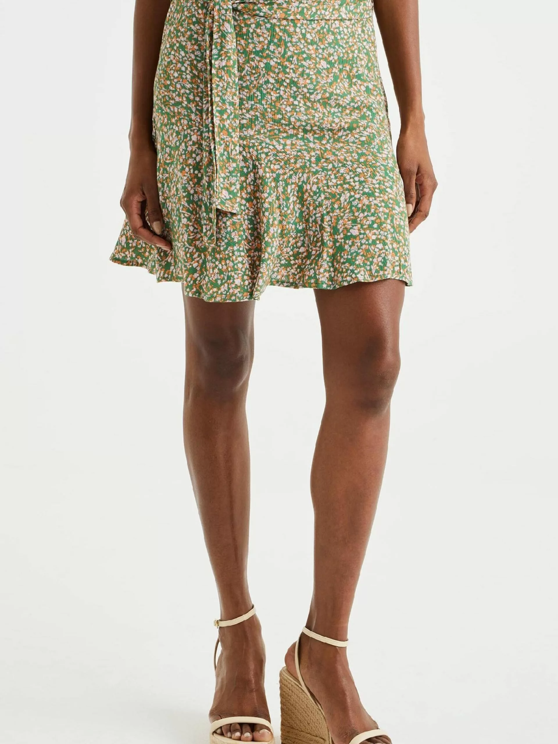 WE FASHION Mini-jupes Jupe Femme Vert 2 WE FASHION Mini-jupes Jupe Femme Vert – Image 2